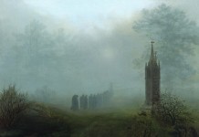 Procesión en la niebla: en el camino, en el silencio